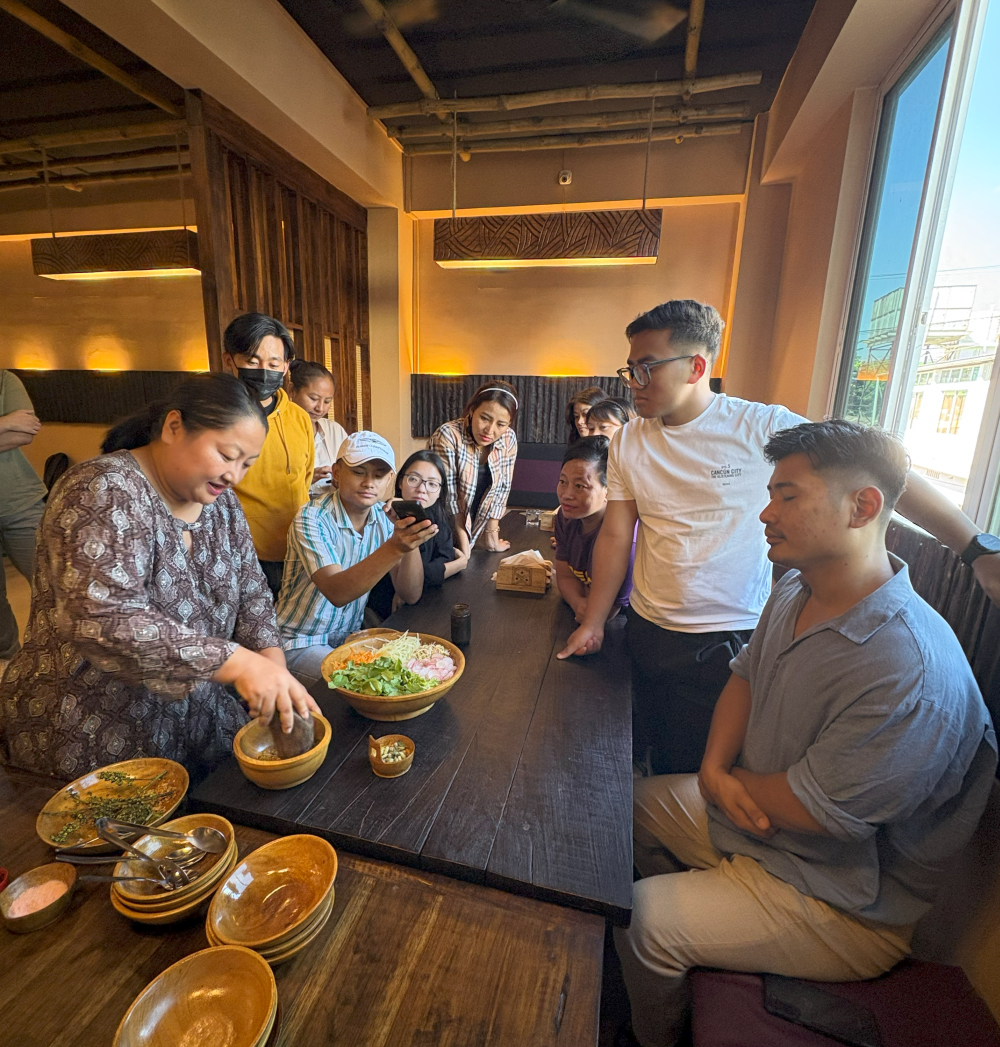 Contestants of the 11th Naga Chef competition attended a masterclass with chefs Aketoli H Zhimomi and Chef Loni Khing on November 18.